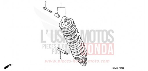 REAR CUSHION ST1100AY de 2000